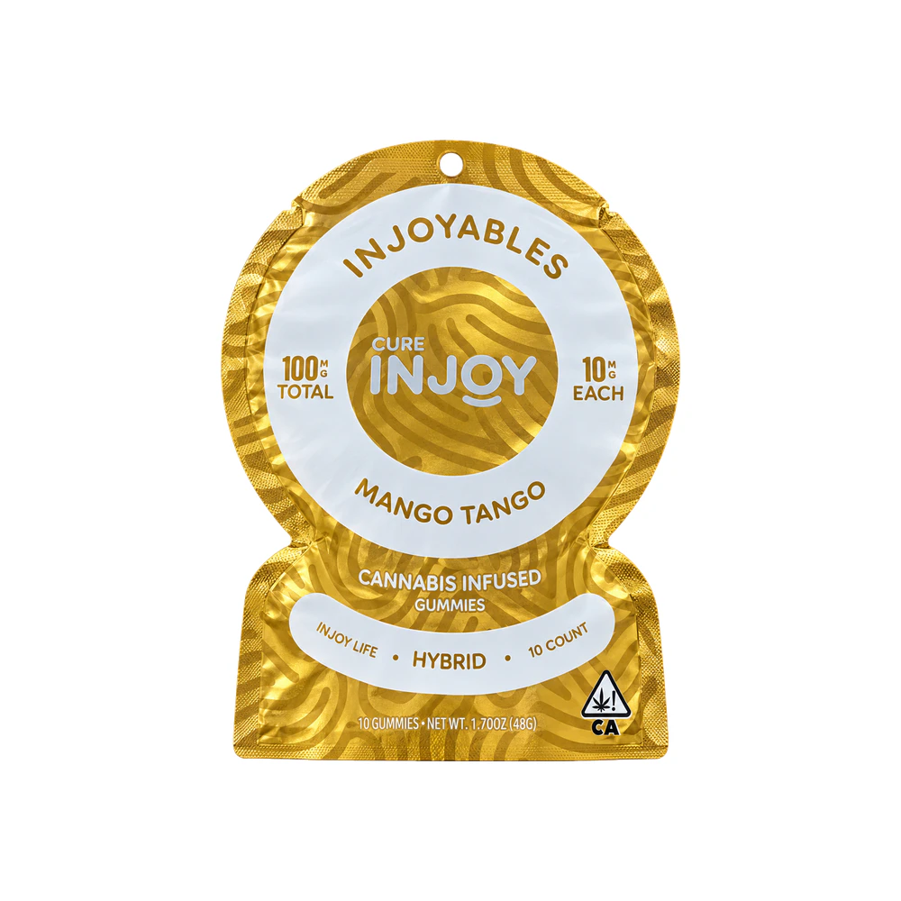 Cure Injoy - MANGO TANGO GUMMIES 100MG - CURE INJOY Main Image