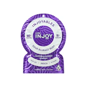 BLUE RAZZ RUSH GUMMIES 100MG - CURE INJOY