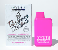 CAKE SHE HITS DIFFERENT: Strawberry Mango 1.25g Disposable Vape (S)