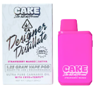 CAKE SHE HITS DIFFERENT: Strawberry Mango 1.25g Disposable Vape (S)
