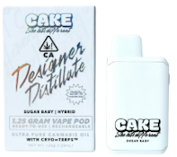 CAKE SHE HITS DIFFERENT: Sugar Baby 1.25g Disposable Vape (H)