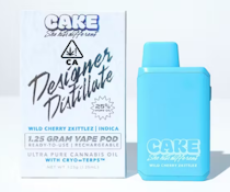 CAKE SHE HITS DIFFERENT: Wild Cherry Zkittlez 1.25g Disposable Vape (I)