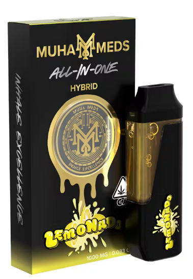 MUHA MEDS: Lemonado 1g Disposable (H) - Best Dispensary N...