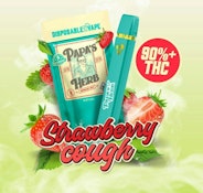 PAPA'S HERB: Strawberry Cough 1g Disposable Vape (S)