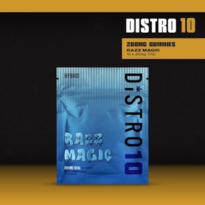 DISTRO 10 - Distro 10 - Razz Magic - 200mg Gummy