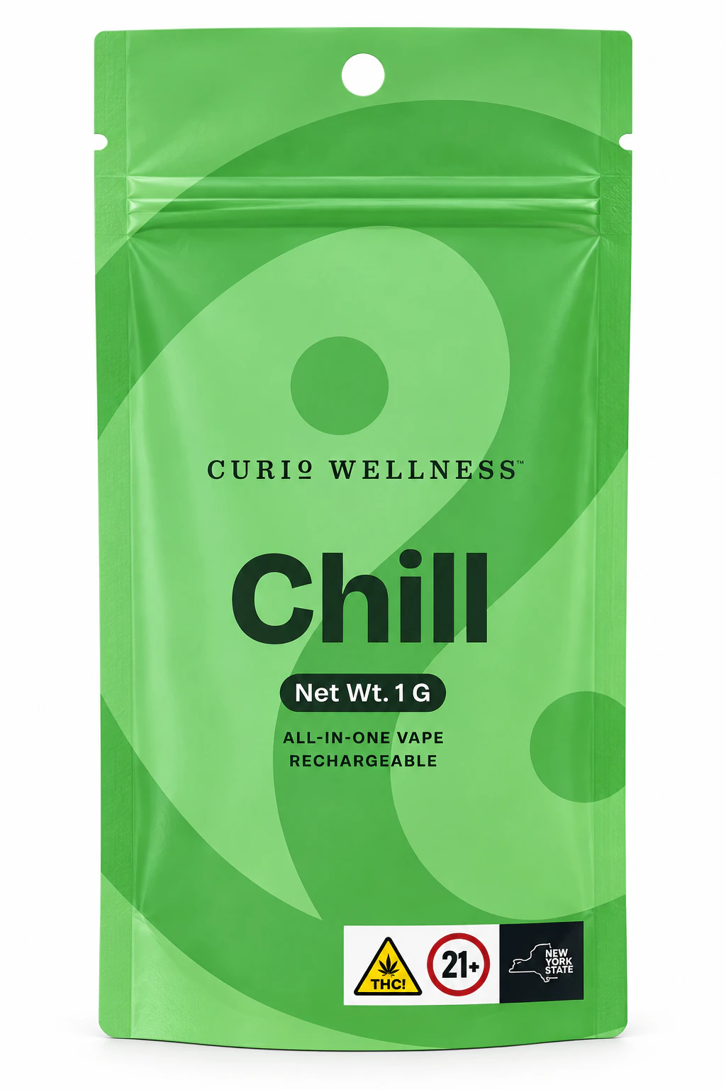 Curio Wellness™ - Curio | Chill | Tropical Zen | Distillate Vape | AIO | 1.g Main Image