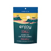 Enjoy Live Rosin Chill Delta 9 THC 600mg Gummies (Indica-Infused Pineapple)