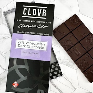 CLOVR - CLOVR Venezuelan Dark Chocolate Bar 100mg