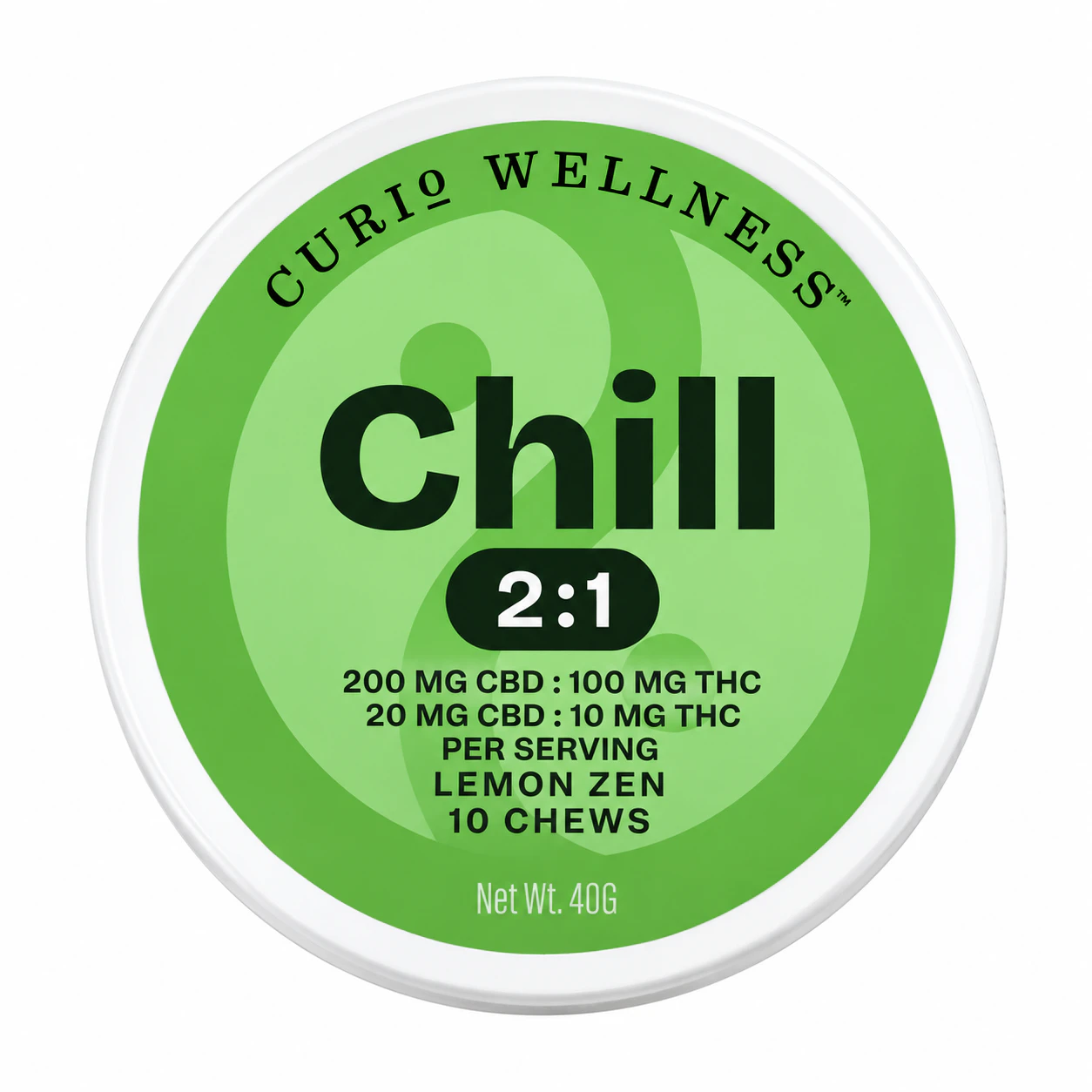 Curio Wellness™ - Curio | Chews | Lemon Zen | 2:1 | 10-pack  Main Image