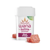 Wana - HIGH DOSE Gummies - Blood Orange - Hybrid - 1000mg x 10pk  *med only*