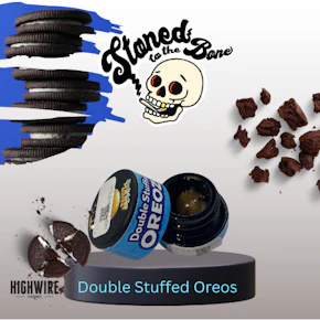 Stoned To The Bone - Double Stuffed Oreoz Live Hash Rosin Melts 1g