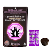 Peanut Butter Cups (I) | 10mg 10pk Dark Chocolate | Emerald Sky