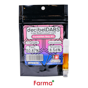Decibel Forbidden Rntz Live Rosin Cartridge 1g