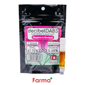 Decibel Raspberry Bonkers Live Rosin Cartridge 1g