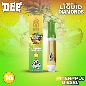 DEE THAI - Dee Thai - Pineapple Diesel Liquid Diamonds Vape Cartridge - 1G