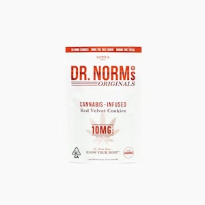 DR. NORM'S - [Dr. Norm's] Cookies 10-Pack - 100mg - Red Velvet (S)