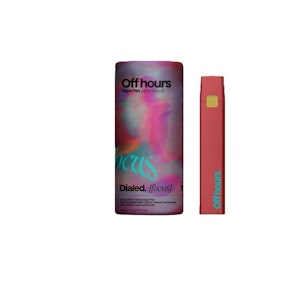 OFF HOURS - Off Hours - Dialed. (Focus) - 78.01% THC - 0.5g - AIO Vape Pen