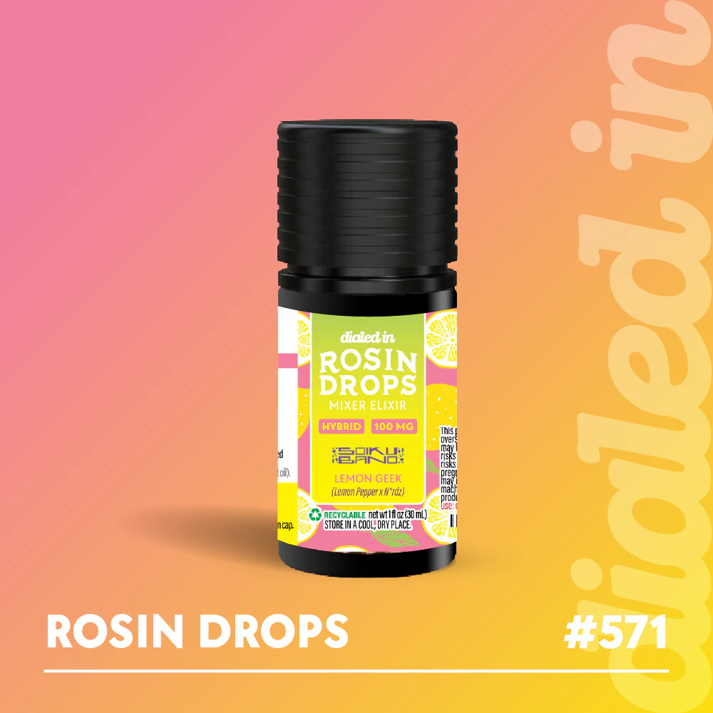 Dialed In - Dialed In - Rosin Drops - Lemon Geek (H) - 100mg Main Image