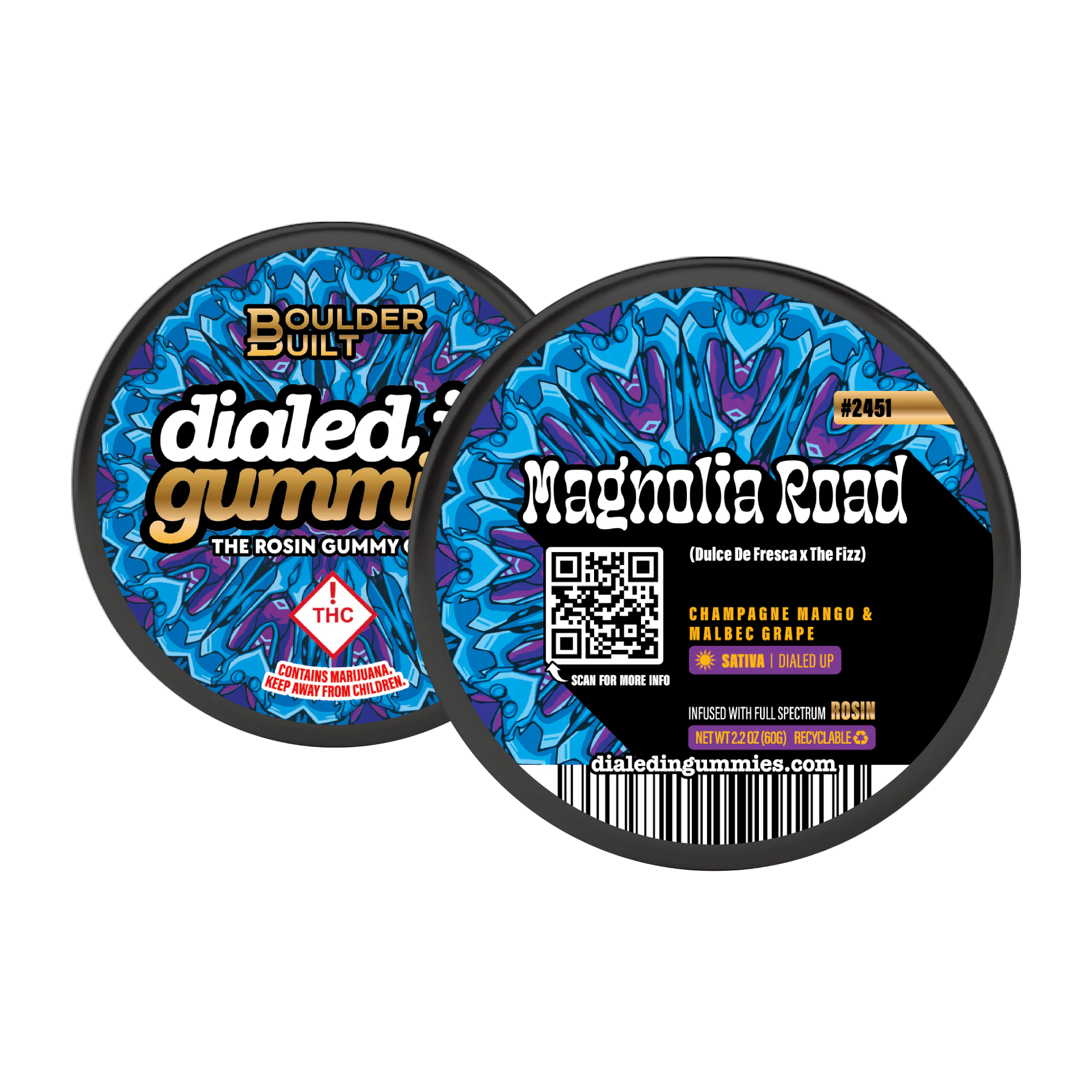 Dialed In - Dialed In - Gummies - Magnolia Road (S) - 100mg Main Image
