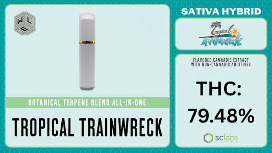 WHITE LABEL EXTRACTS - White Label | Disp Flavored 1g | Tropical Trainwreck