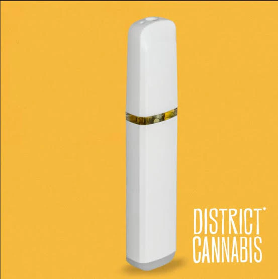 District Cannabis - Super Silver Dawg 1g DISPOSABLE Liquid Diamonds & Sauce Vape Main Image