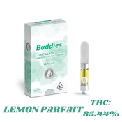 Buddies | 1g Distillate Cart [S] | Lemon Parfait