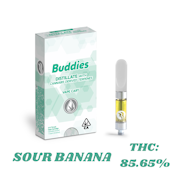 Buddies | Cart Distillate 1g [S] | Sour Banana