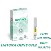Buddies | Cart Distillate Ratio [CBD:THC 1:1] 1g [H] | Davina Obscura