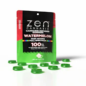 Zen | Watermelon | Gummies | [100mg] 10pk | Hybrid