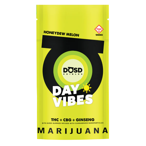 DOSD EDIBLES - DOSD EDIBLES - HONEYDEW MELON 100MG NANO BITES GUMMY Main Image