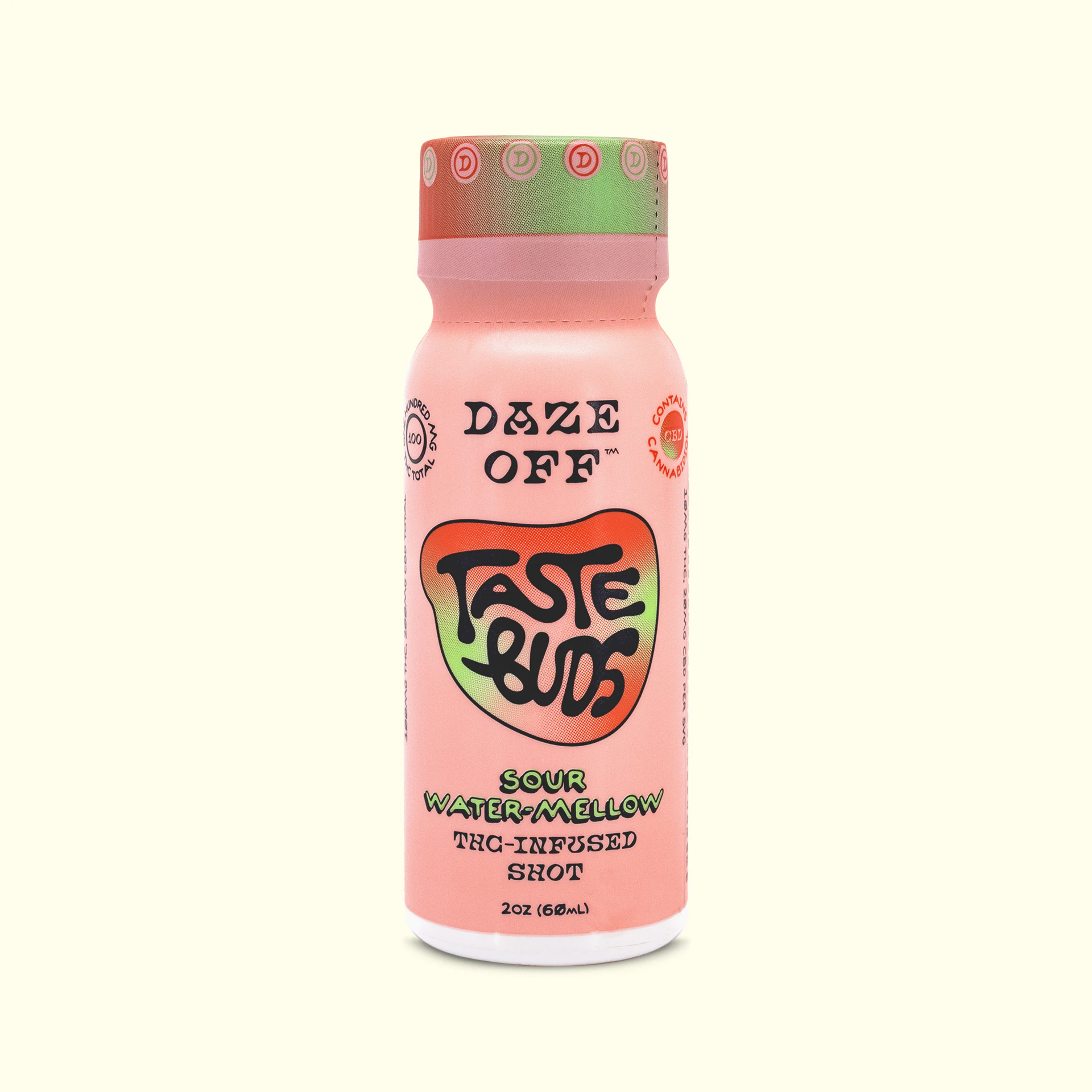 Daze Off - Daze Off | 2oz Taste Buds Shot | Sour Water-Mellow | 100mg Main Image
