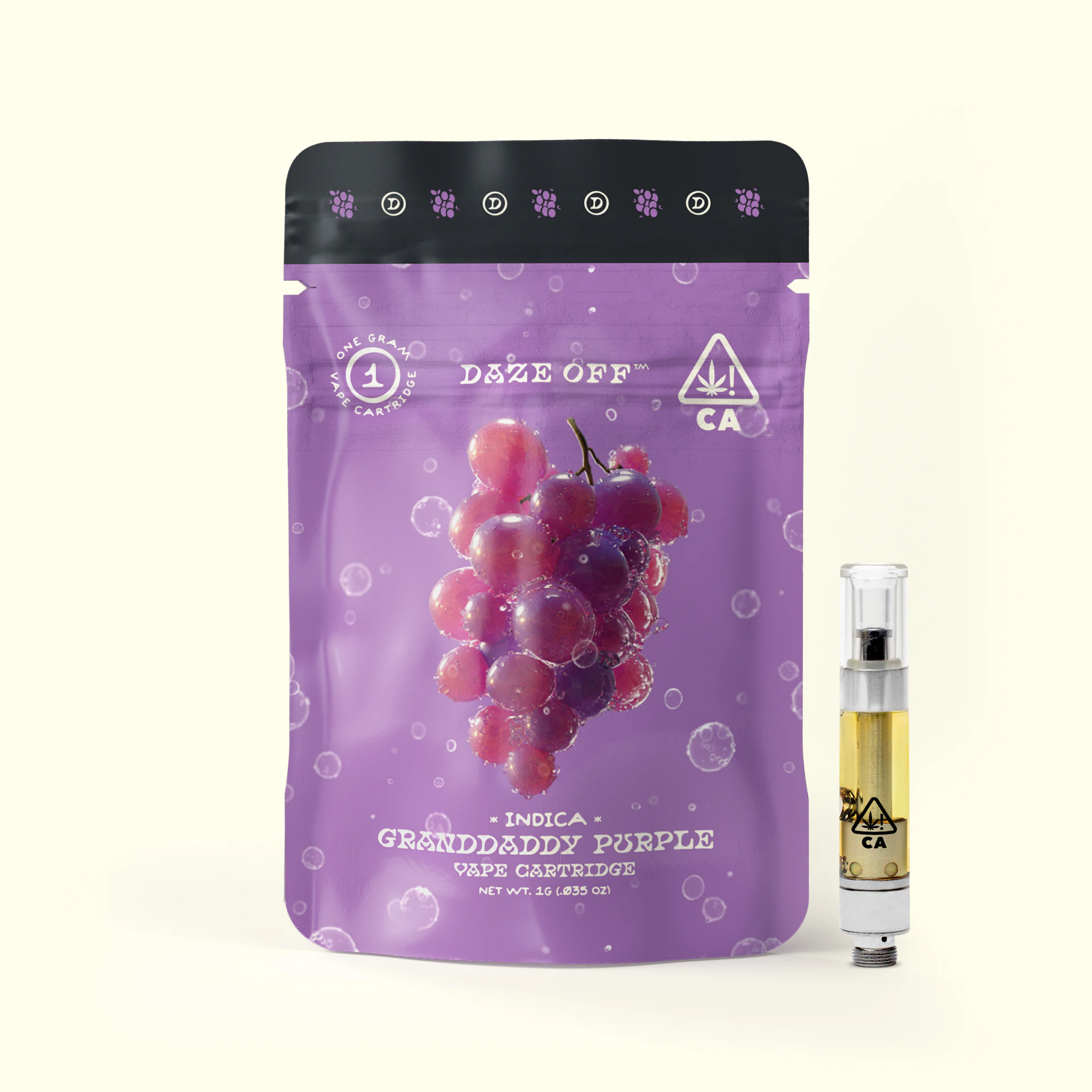 Daze Off - Granddaddy Purple (Vape) - 1g (I) - Daze Off Main Image