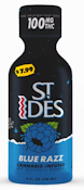 ST. IDES: Blue Raz Shot 100mg/4oz (H)