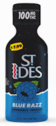 ST. IDES: Blue Raz Shot 100mg/4oz (H)