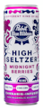 PABST BLUE RIBBON: Midnight Berries High Seltzer (10mg THC/3mg CBN/2mg CBD) Single Can (I)