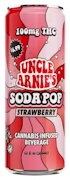 UNCLE ARNIE'S: Strawberry Soda 100mg/12oz (H)