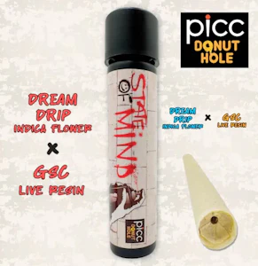 PICC - STATE OF MIND | PreRoll | INFUSED | DREAM DRIP x GSC LIVE RESIN | 1G