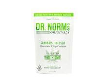 Dr. Norms | 1:1 Chocolate Chip Cookies | Baked Goods | [200mg] 100mg THC:100mg CBD 10pk | Hybrid