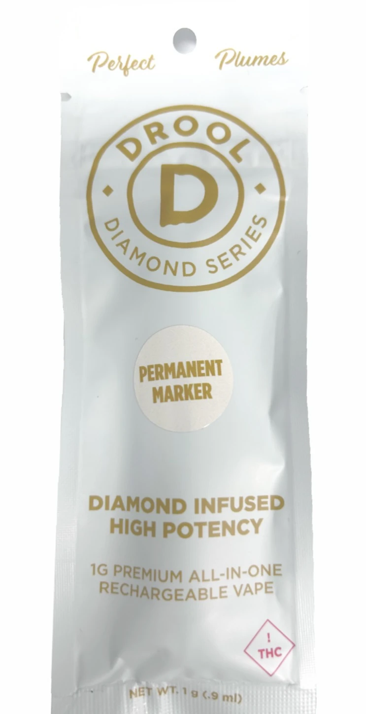 Drool - Permanent Marker (1G) | Diamond Disposable | Indica Main Image