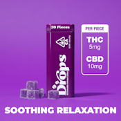 Drops 2:1 CBD Blackberry Gummies 20ct