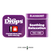 Drops Blackberry 2:1 Gummy Single 100mg