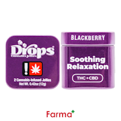 Drops Blackberry 2:1 Gummy Single 100mg