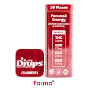Drops Cranberry THC:CBD:CBC:CBG 20pk