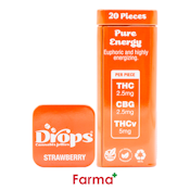 Drops Strawberry THC:CBG:THCV 20pk