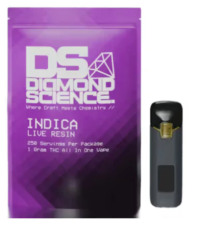 Diamond Science - Triangle Kush x GDP (CDT) All-In-One Disposable - 1g Main Image