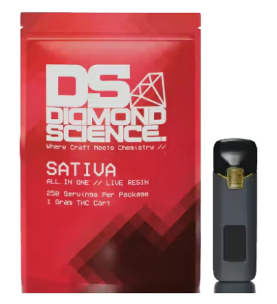 Diamond Science - Golden Pineapple x Animal Mints (CDT) Live Resin All-In-One Disposable - 1g Main Image