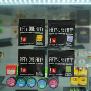 BETTER EDIBLES - Fifty-One-Fifty 100mg THC : CBD