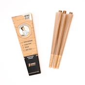 Blazy Susan | Unbleached | Pre-Roll Cones | King Size | 3pk