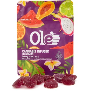 Ole' 4 Fingers - Grape - Gummies - 10 Pack - 100mg