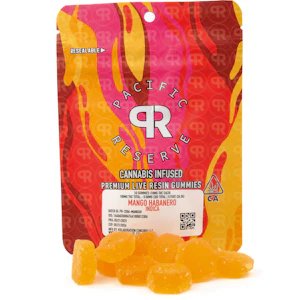 PACIFIC RESERVE - Mango Habanero 100mg 10 Pack Live Resin Gummies - Pacific Reserve